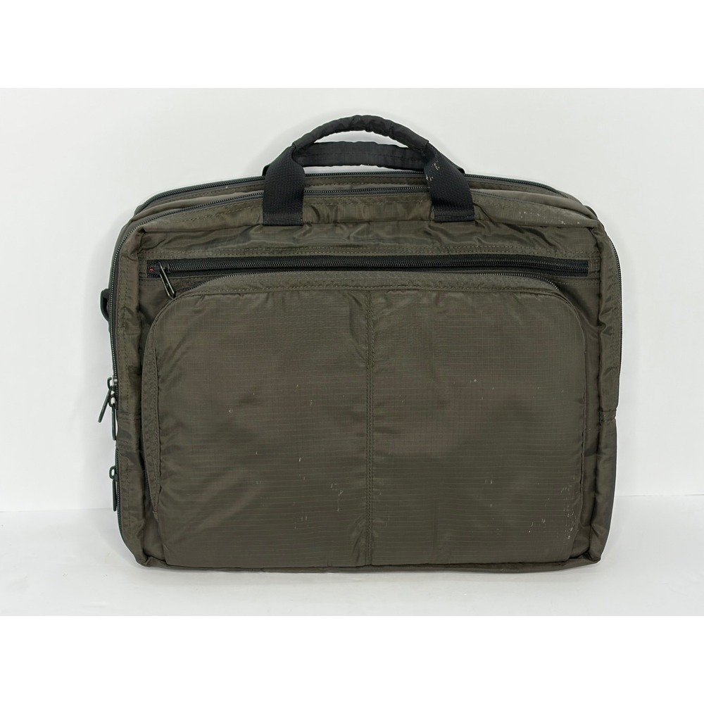 Nomadic den@ow.nomadic Messenger Bag Olive Green Ripstop Nylon Laptop Case
